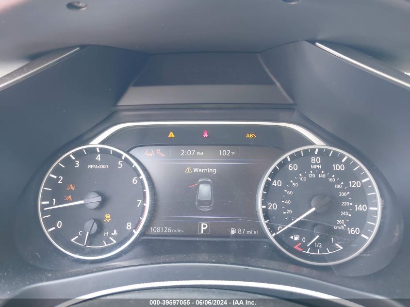 2020 Nissan Murano Sv Intelligent Awd VIN: 5N1AZ2BS5LN138687 Lot: 39597055