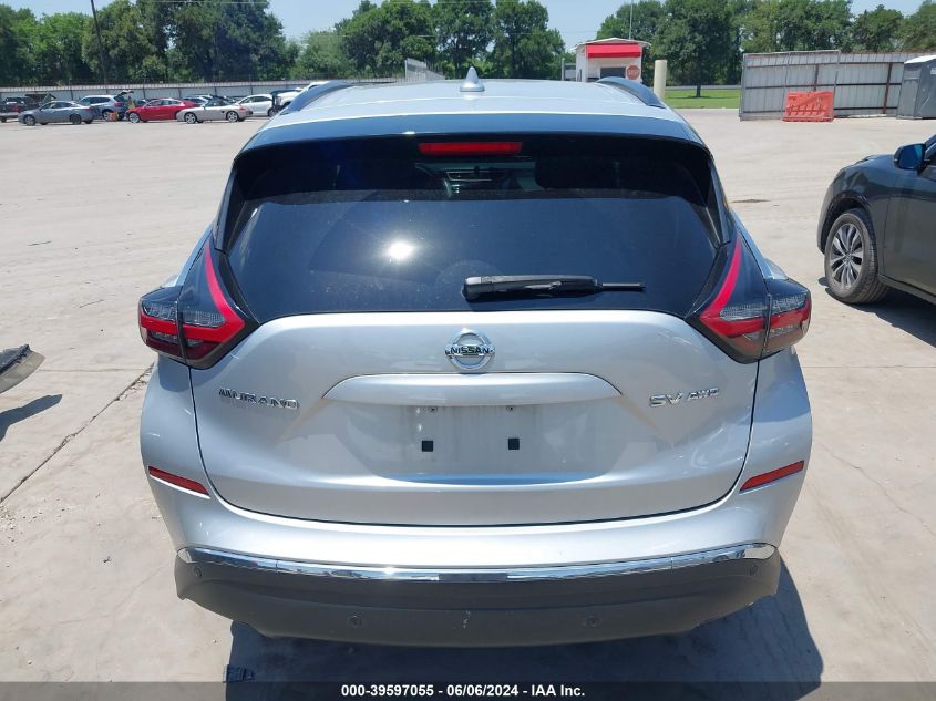 2020 Nissan Murano Sv Intelligent Awd VIN: 5N1AZ2BS5LN138687 Lot: 39597055