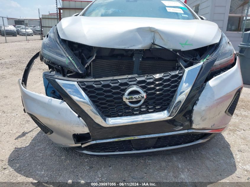 2020 Nissan Murano Sv Intelligent Awd VIN: 5N1AZ2BS5LN138687 Lot: 39597055