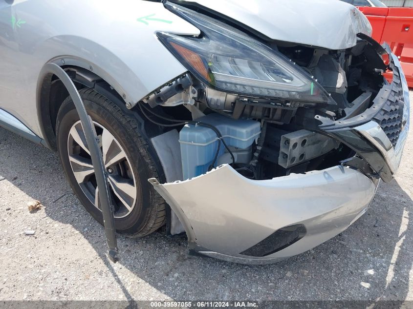 2020 Nissan Murano Sv Intelligent Awd VIN: 5N1AZ2BS5LN138687 Lot: 39597055