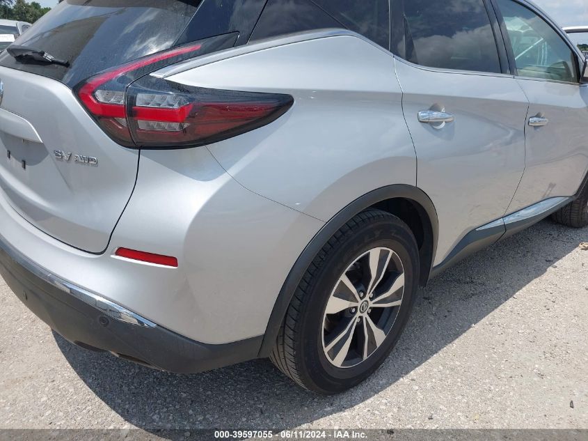 2020 Nissan Murano Sv Intelligent Awd VIN: 5N1AZ2BS5LN138687 Lot: 39597055