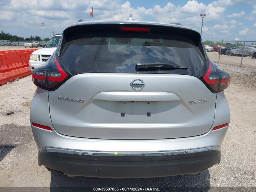 2020 Nissan Murano Sv Intelligent Awd VIN: 5N1AZ2BS5LN138687 Lot: 39597055