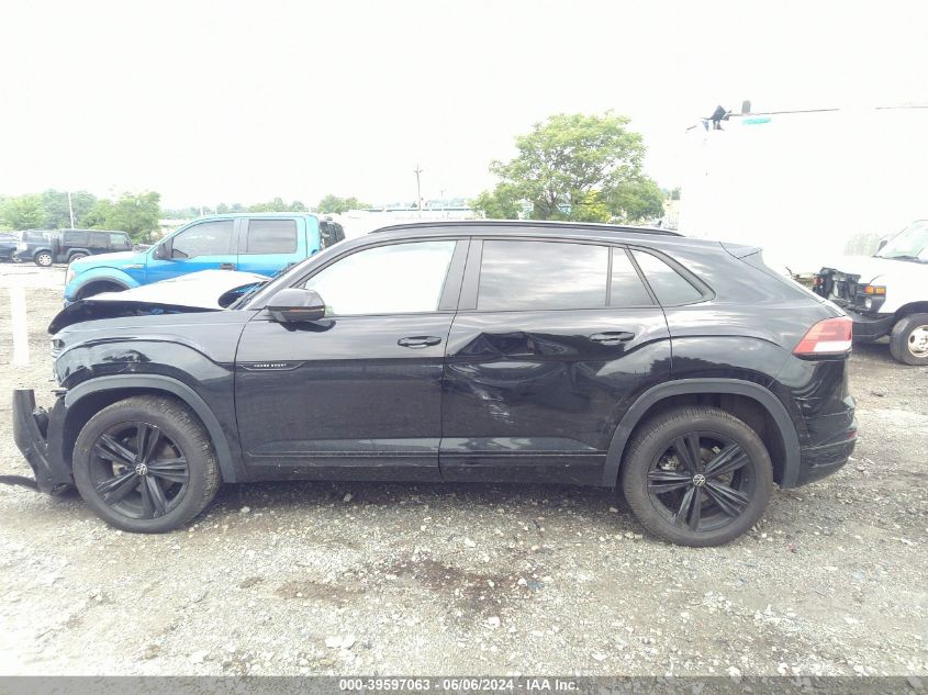 2023 Volkswagen Atlas Cross Sport 2.0T Sel R-Line Black VIN: 1V2SC2CA4PC209071 Lot: 39597063