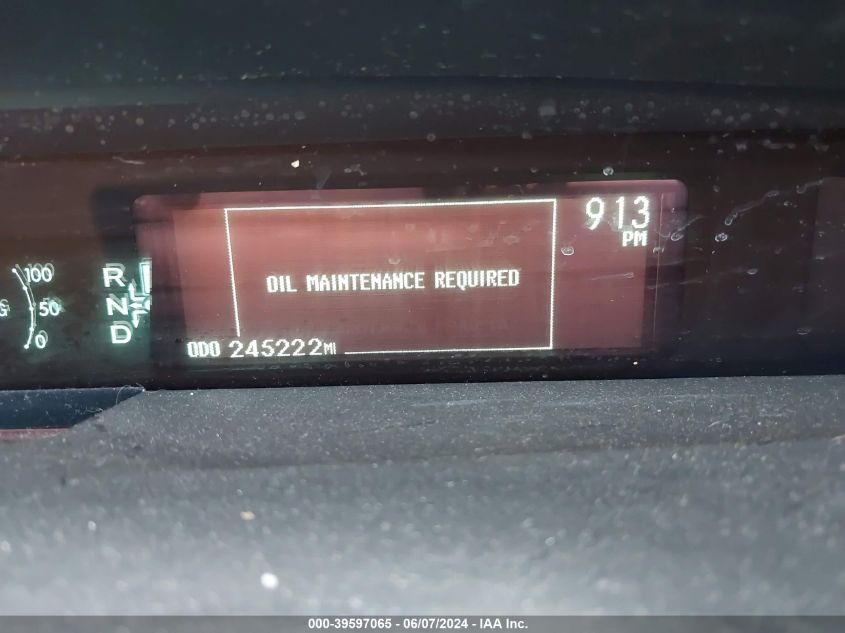 2011 Toyota Prius Three VIN: JTDKN3DU0B0265352 Lot: 39597065