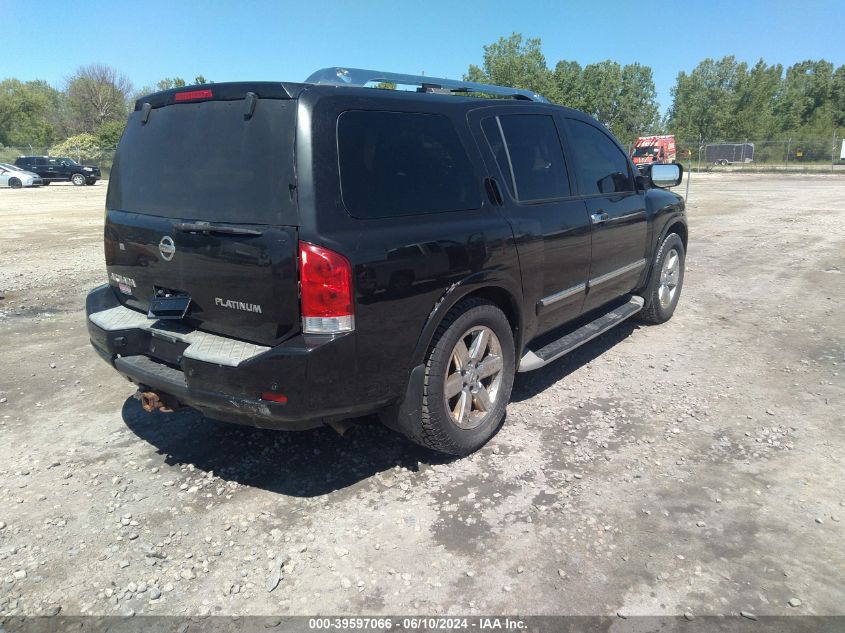 2010 Nissan Armada Platinum VIN: 5N1AA0NE3AN618855 Lot: 39597066