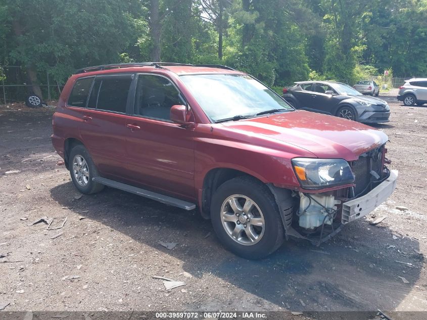 2006 Toyota Highlander V6 VIN: JTEDP21A060109420 Lot: 39597072