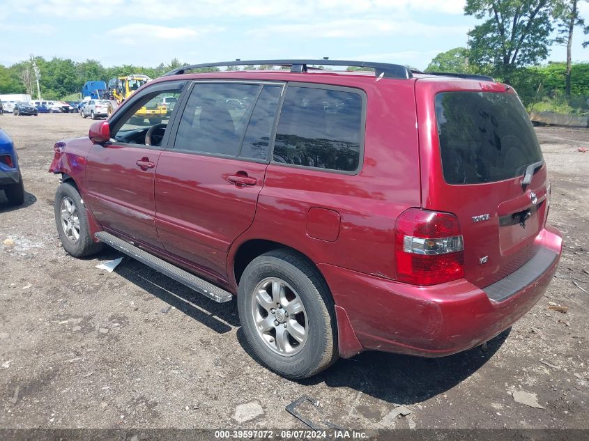 2006 Toyota Highlander V6 VIN: JTEDP21A060109420 Lot: 39597072