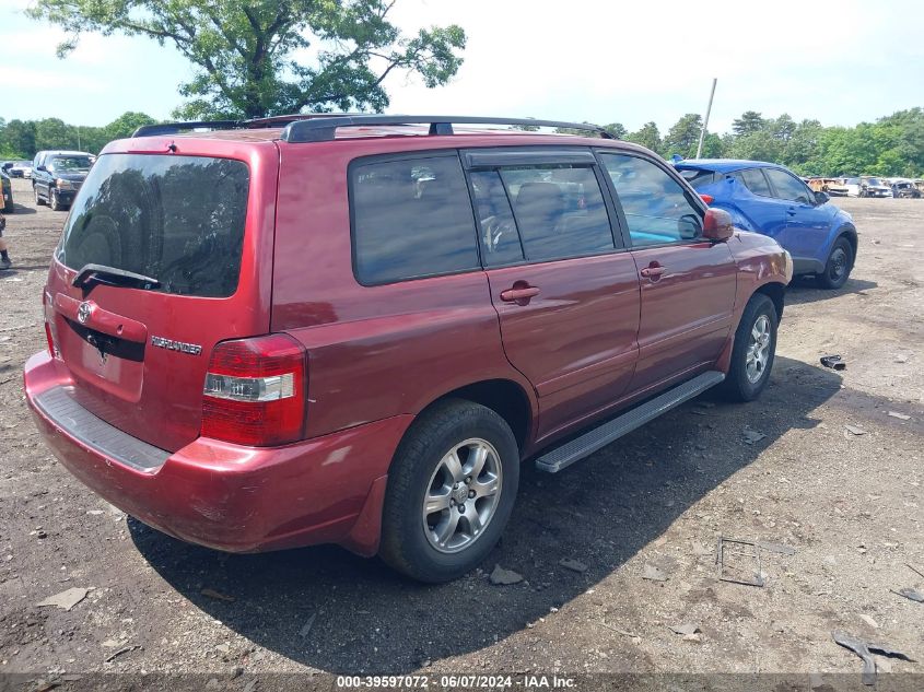 2006 Toyota Highlander V6 VIN: JTEDP21A060109420 Lot: 39597072