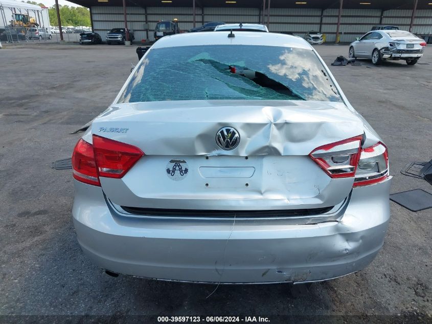 2014 Volkswagen Passat 2.5L S VIN: 1VWAP7A30EC011889 Lot: 39597123