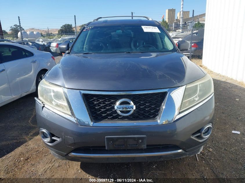 2013 Nissan Pathfinder Platinum VIN: 5N1AR2MM3DC623678 Lot: 39597129