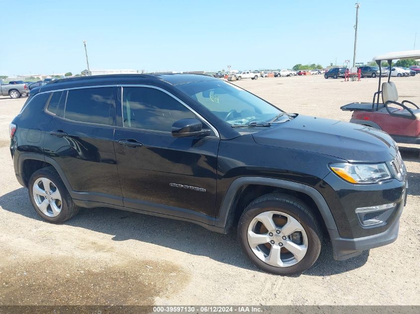 2019 Jeep Compass Latitude 4X4 VIN: 3C4NJDBB9KT595249 Lot: 39597130