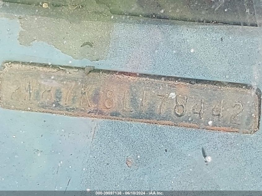 1978 Pontiac Trans Am VIN: 2W87K8L178442 Lot: 39597138