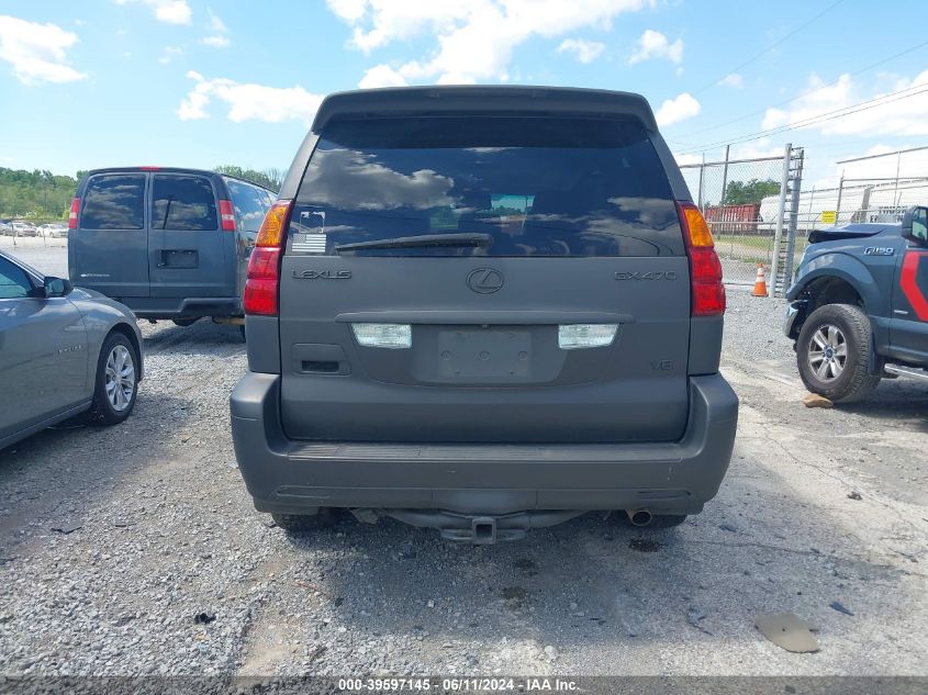 2004 Lexus Gx 470 VIN: JTJBT20X640061557 Lot: 39597145