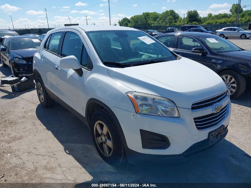 2015 Chevrolet Trax 1Ls VIN: KL7CJPSB2FB097004 Lot: 39597154