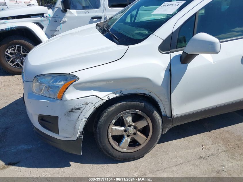 2015 Chevrolet Trax 1Ls VIN: KL7CJPSB2FB097004 Lot: 39597154