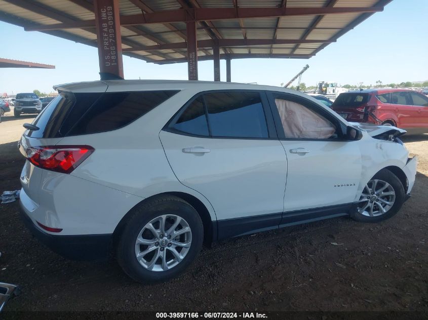 2020 Chevrolet Equinox Fwd Ls VIN: 3GNAXHEV1LS649233 Lot: 39597166