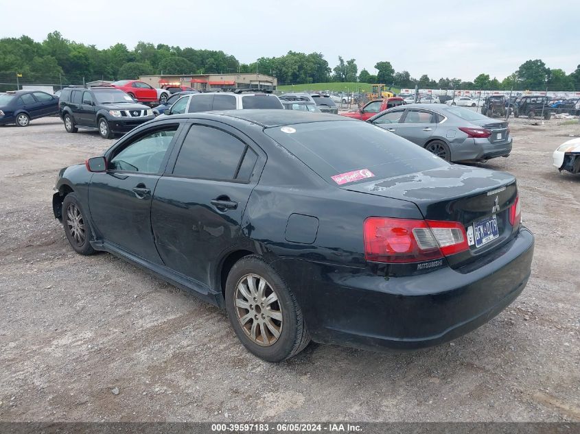 2010 Mitsubishi Galant Fe VIN: 4A32B2FF5AE016237 Lot: 39597183