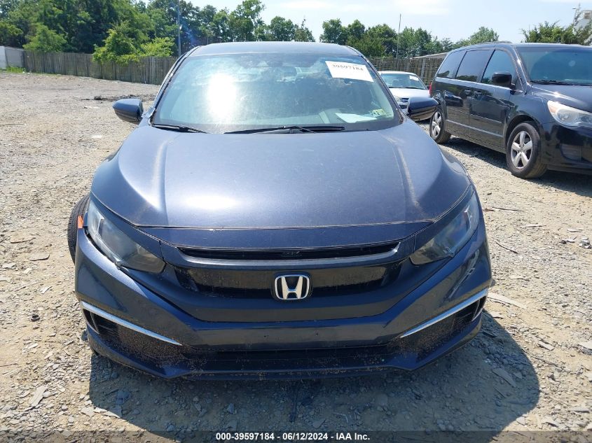 2020 Honda Civic Lx VIN: 2HGFC2F65LH500973 Lot: 39597184