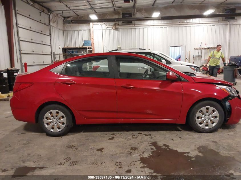 2016 Hyundai Accent Se VIN: KMHCT4AE9GU007534 Lot: 39597185