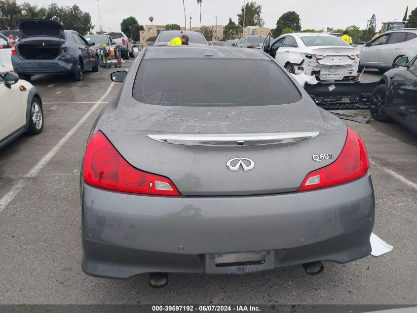 2014 Infiniti Q60 Journey VIN: JN1CV6EK1EM110781 Lot: 39597192