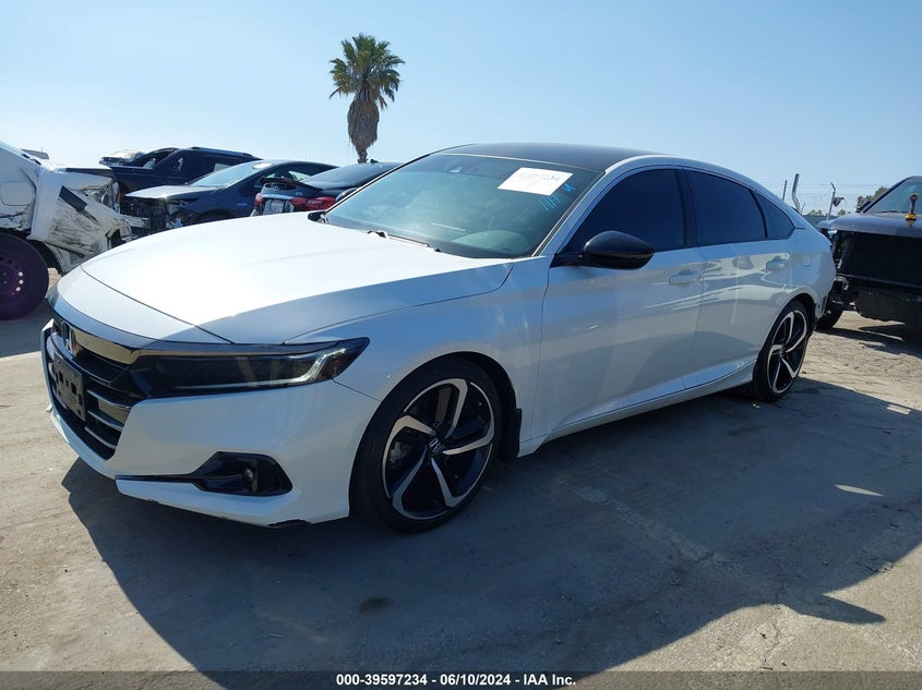 VIN 1HGCV1F35MA016413 2021 HONDA ACCORD SPORT