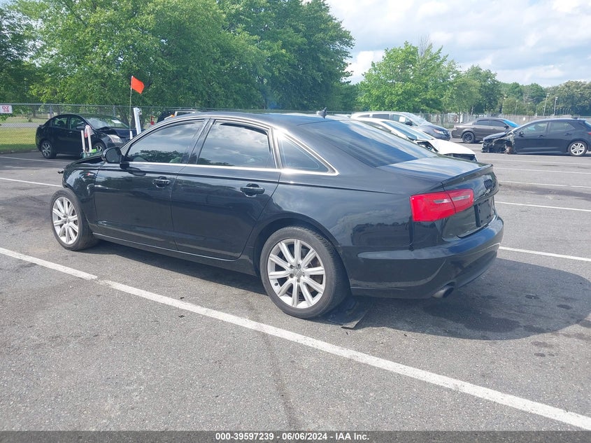 2013 Audi A6 3.0T Premium VIN: WAUGGAFCXDN042893 Lot: 39597239