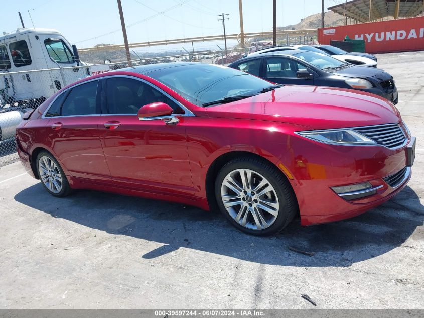 2014 Lincoln Mkz Hybrid VIN: 3LN6L2LU2ER831529 Lot: 39597244