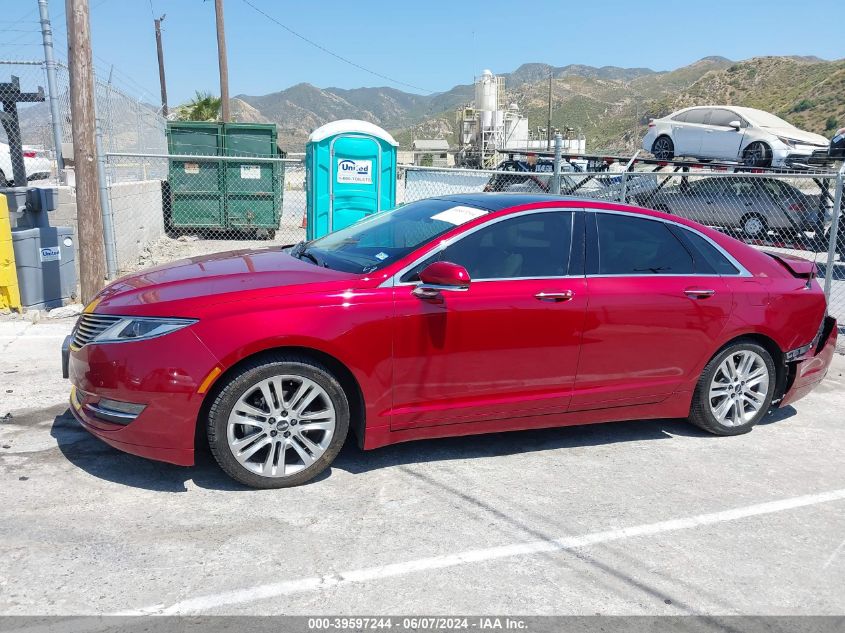 2014 Lincoln Mkz Hybrid VIN: 3LN6L2LU2ER831529 Lot: 39597244