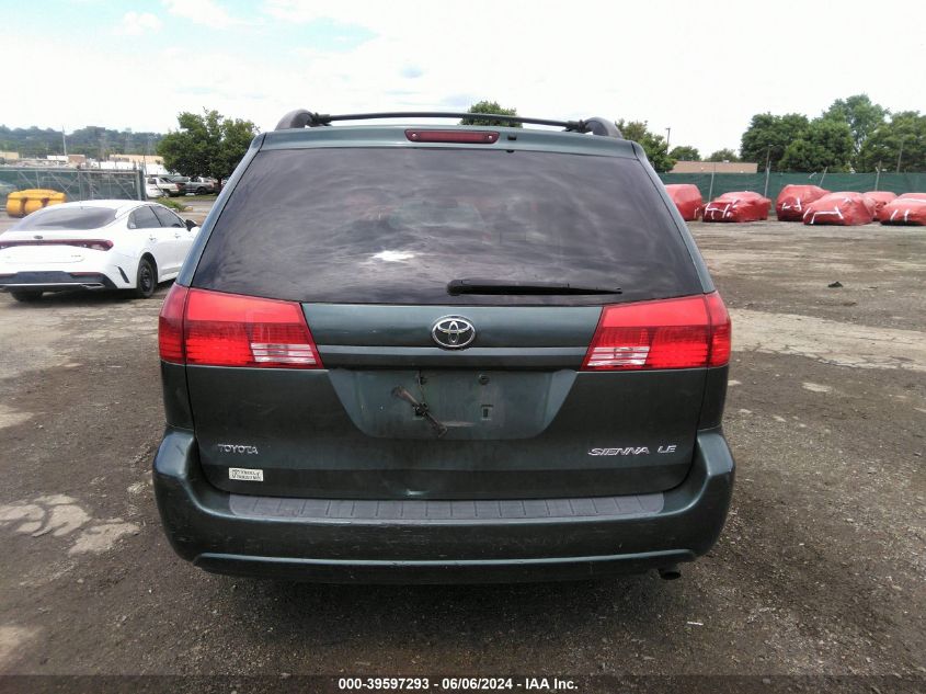 2004 Toyota Sienna Le VIN: 5TDZA23C14S104568 Lot: 39597293