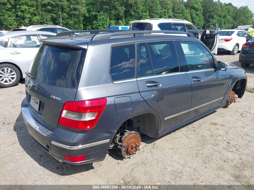 2011 Mercedes-Benz Glk 350 4Matic VIN: WDCGG8HB4BF606569 Lot: 39597296