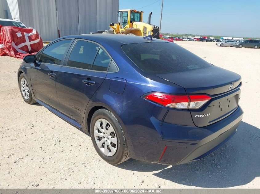 2020 Toyota Corolla Le VIN: 5YFEPRAE0LP074058 Lot: 39597308