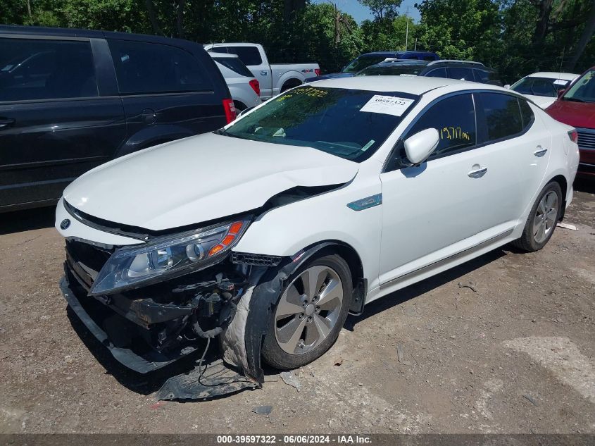 2016 Kia Optima Hybrid Ex VIN: KNAGN4AD5G5098445 Lot: 39597322