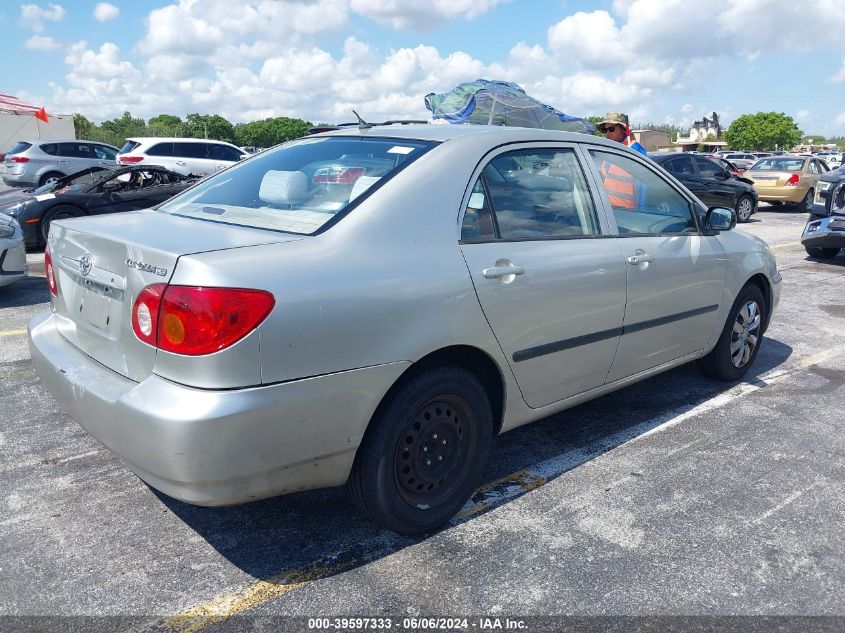 2003 Toyota Corolla Ce VIN: JTDBR32EX30009785 Lot: 39597333