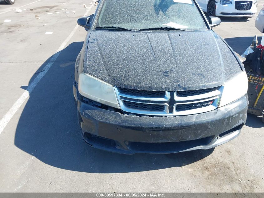 2013 Dodge Avenger Se V6 VIN: 1C3CDZAG1DN541394 Lot: 39597334