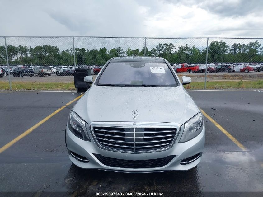 2015 Mercedes-Benz S 550 VIN: WDDUG8CB6FA139311 Lot: 39597340