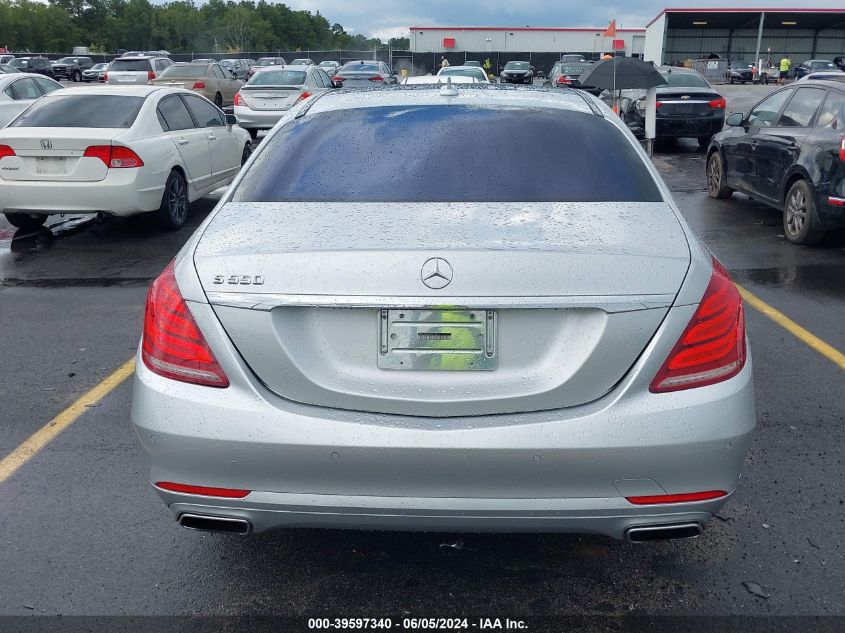 2015 Mercedes-Benz S 550 VIN: WDDUG8CB6FA139311 Lot: 39597340