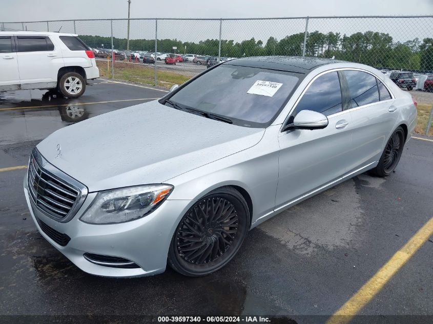 WDDUG8CB6FA139311 | 2015 MERCEDES-BENZ S 550