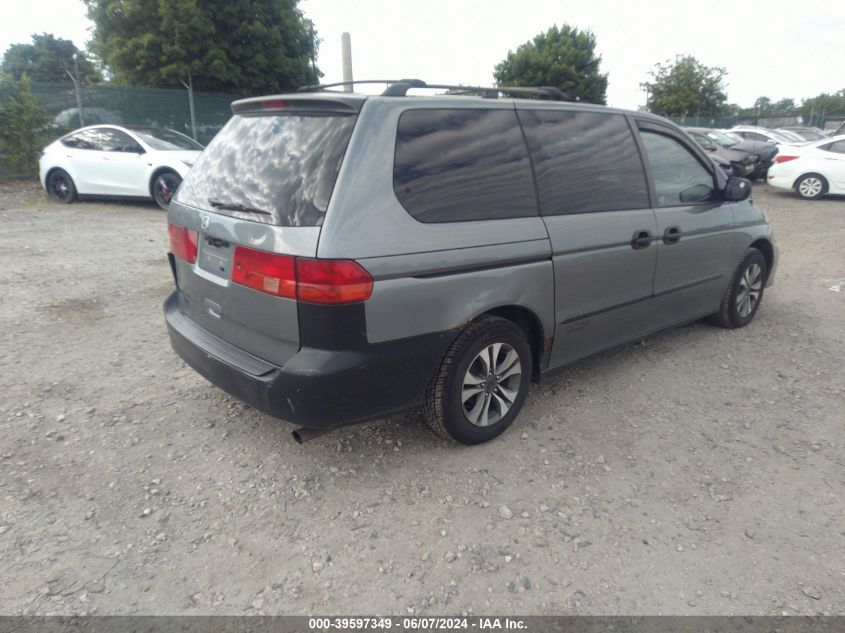 2001 Honda Odyssey Lx VIN: 2HKRL18581H527616 Lot: 39597349