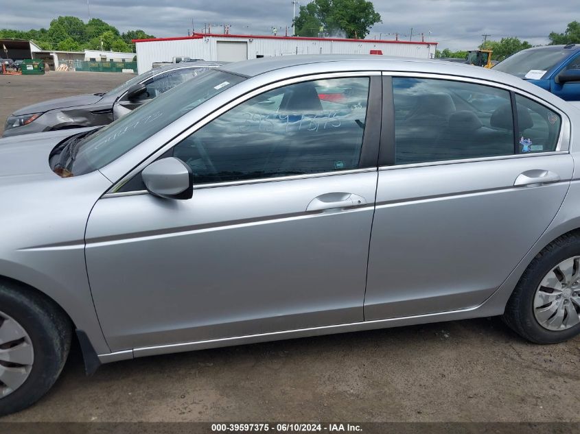 2009 Honda Accord 2.4 Lx VIN: 1HGCP26309A044773 Lot: 39597375