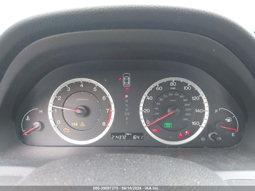 2009 Honda Accord 2.4 Lx VIN: 1HGCP26309A044773 Lot: 39597375