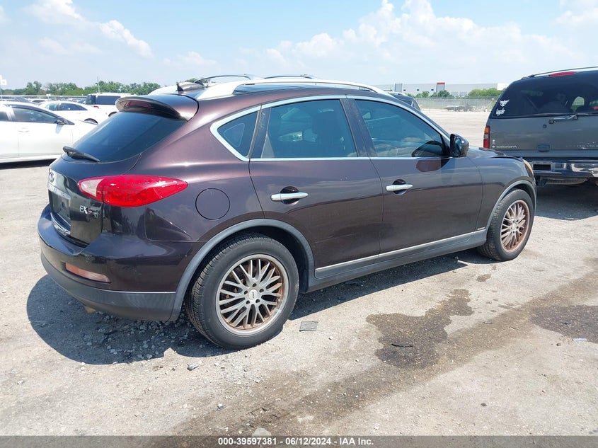 2010 Infiniti Ex35 Journey VIN: JN1AJ0HPXAM700723 Lot: 39597381
