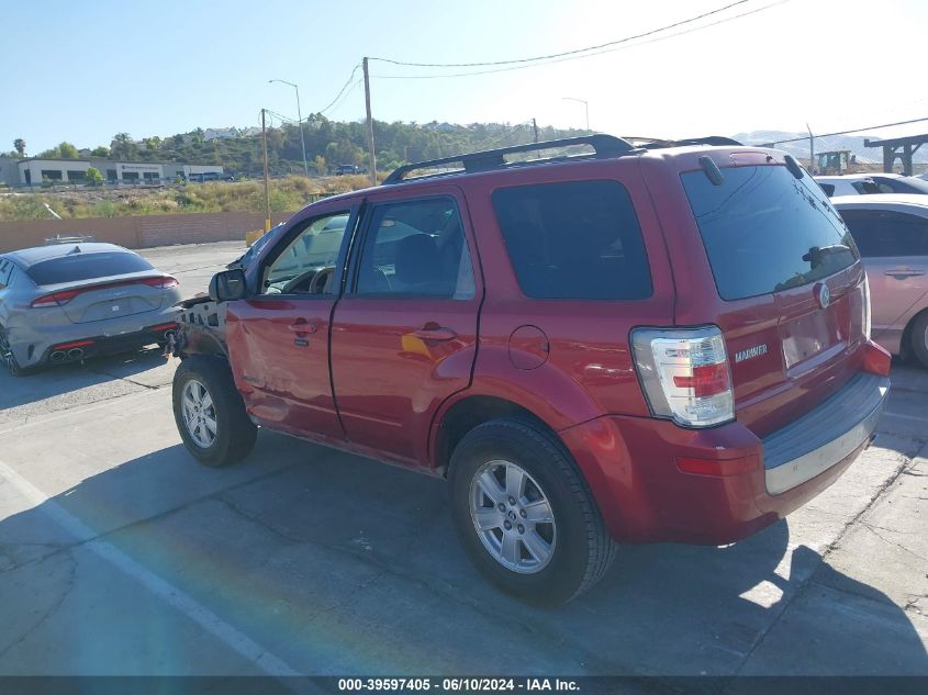 2008 Mercury Mariner V6 VIN: 4M2CU811X8KJ37738 Lot: 39597405