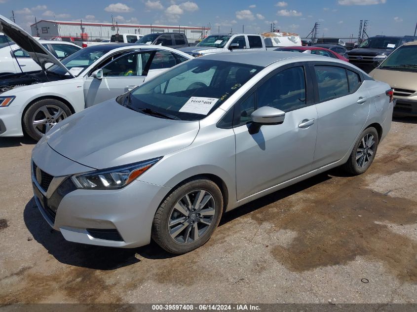 2021 Nissan Versa Sv Xtronic Cvt VIN: 3N1CN8EV8ML827922 Lot: 39597408