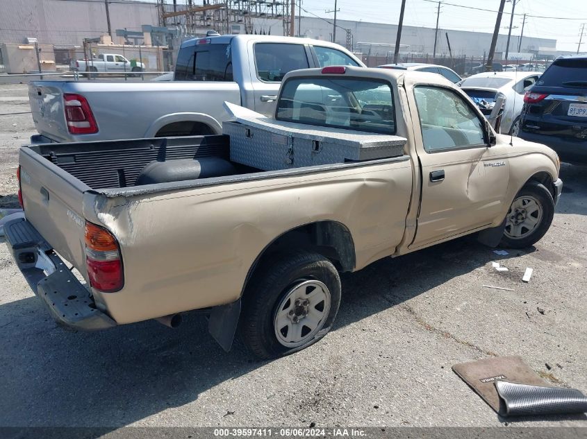 2003 Toyota Tacoma VIN: 5TENL42N43Z276876 Lot: 39597411