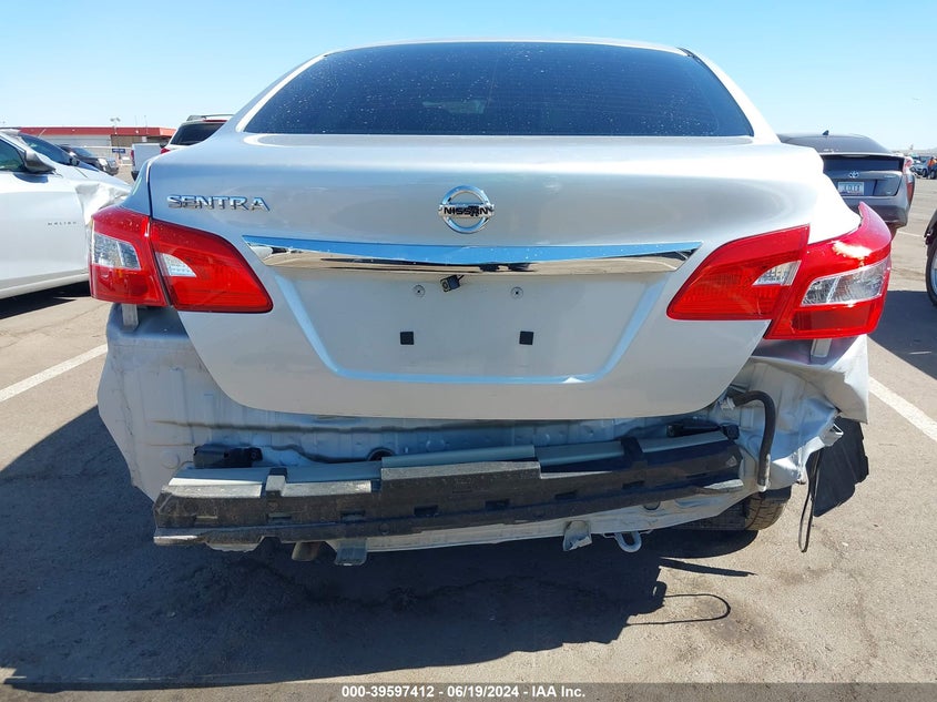 2017 Nissan Sentra S VIN: 3N1AB7APXHY267430 Lot: 39597412