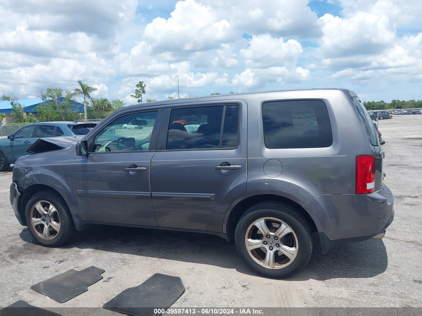 2015 Honda Pilot Ex-L VIN: 5FNYF3H50FB001064 Lot: 39597413