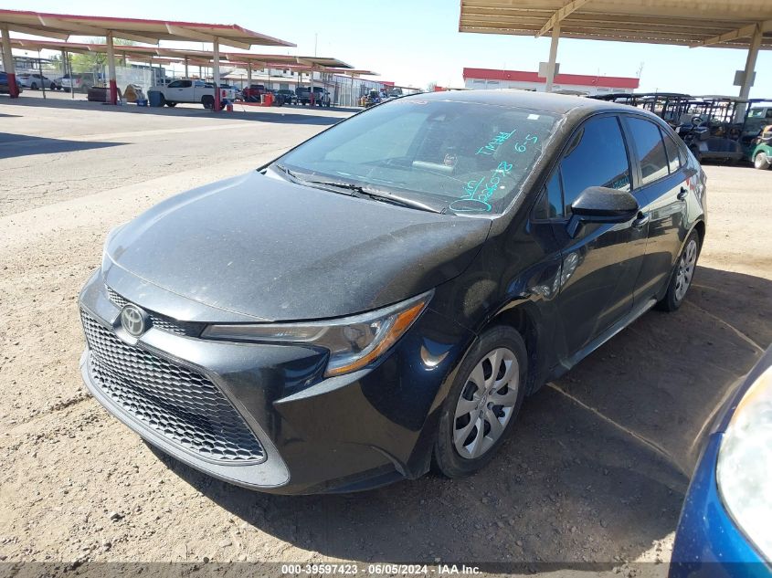 2021 Toyota Corolla Le VIN: 5YFEPMAE5MP226078 Lot: 39597423