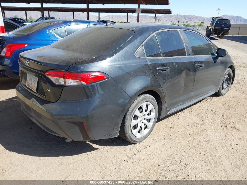 2021 Toyota Corolla Le VIN: 5YFEPMAE5MP226078 Lot: 39597423