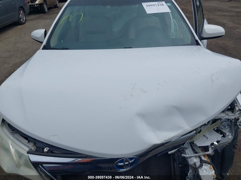 2012 Toyota Camry Hybrid Xle VIN: 4T1BD1FK3CU014172 Lot: 39597438