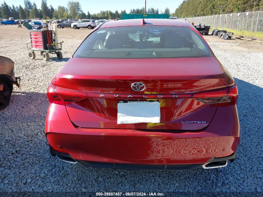 2019 Toyota Avalon Limited VIN: 4T1BZ1FB4KU020109 Lot: 39597457